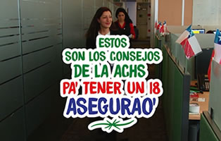 Éstos son los consejos pa’ pasar un 18 tricolor y mejor si son de la ACHS ¡porque en chile nadie nos cuida mejor!