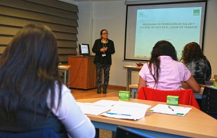 ACHS realiza taller de promoción de salud y calidad de vida para empresas de pacto global