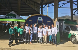 ACHS instala policlínico en zonas afectadas por los incendios