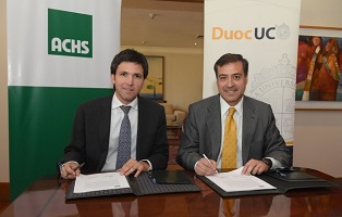 Duoc uc y ACHS firman acuerdo de colaboración