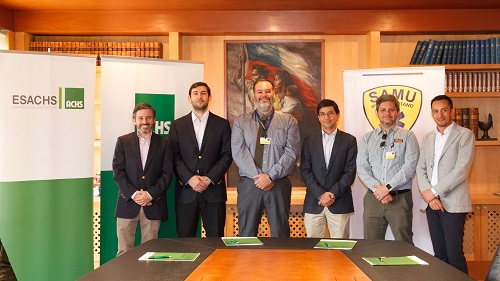 Samu y esACHS firman convenio para mejorar respuesta ante emergencias y desastres
