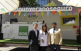 ACHS recorre el sur de chile con campaña "sueño un verano seguro"