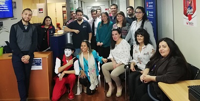 La ACHS y aiep realizan una intervención ergonómica dinámica en puestos de trabajo administrativos