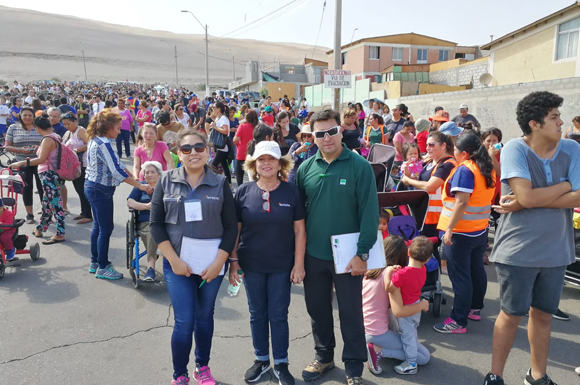 La onemi y fundación integra desarrollan con éxito simulacro regional en arica