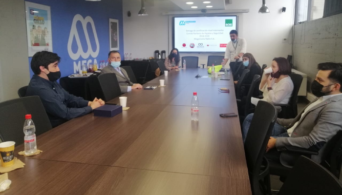 Comité Paritario de Mega Radios recibió certificación de la ACHS