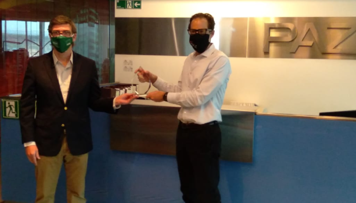 La ACHS entrega reconocimiento a Paz Corp por su destacada gestión preventiva en tiempos de pandemia