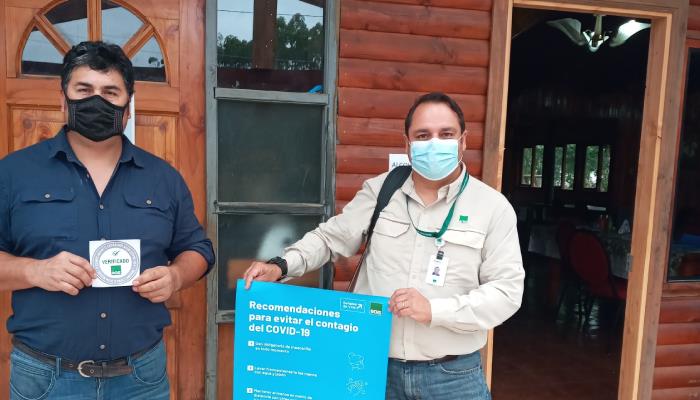 La ACHS realizó Campaña de Prevención de COVID-19 en hospedajes de trabajadores de Planta Valdivia de Celulosa Arauco