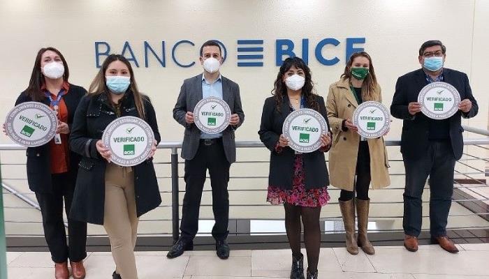 Banco BICE recibe Sello COVID-19 ACHS por su compromiso con los altos estándares de prevención de contagios durante la pandemia
