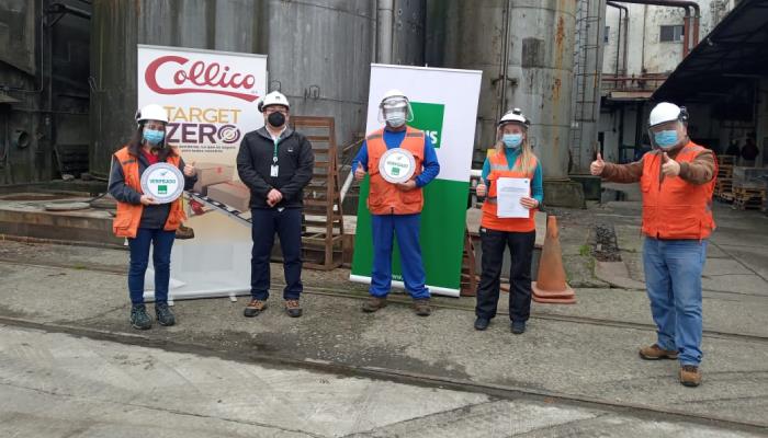 Se entregó Sello COVID-19 ACHS a Levaduras Collico destacando su gestión en el cumplimiento del protocolo de seguridad sanitaria laboral