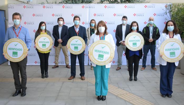Clínica Dávila recibe el Sello COVID-19 ACHS