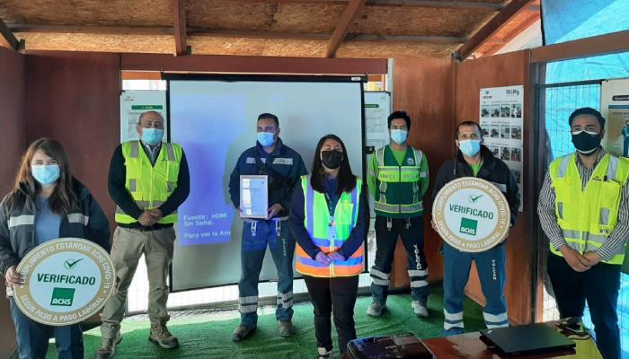 Fibrocementos Volcán recibe Sello COVID-19 ACHS por el compromiso con el cumplimiento de sus medidas de prevención de riesgos