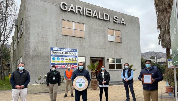 Garibaldi S.A. obtiene Sello COVID-19 ACHS por su compromiso con la seguridad y salud laboral en tiempos de pandemia