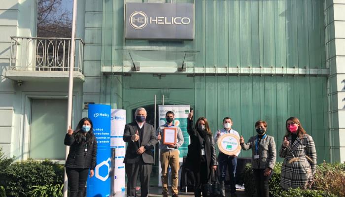 Helico recibe Sello COVID-19 ACHS por su destacada gestión en el cumplimiento del protocolo de seguridad sanitaria laboral
