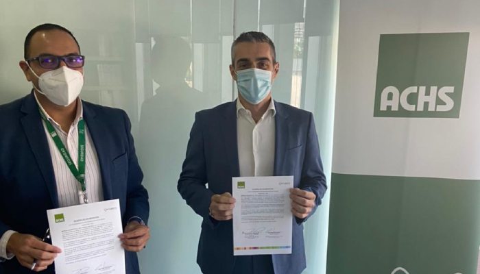 La ACHS le da la bienvenida a IMPRESA PIZZAROTTI y firma Acuerdo de Colaboración para potenciar temas de seguridad y salud ocupacional