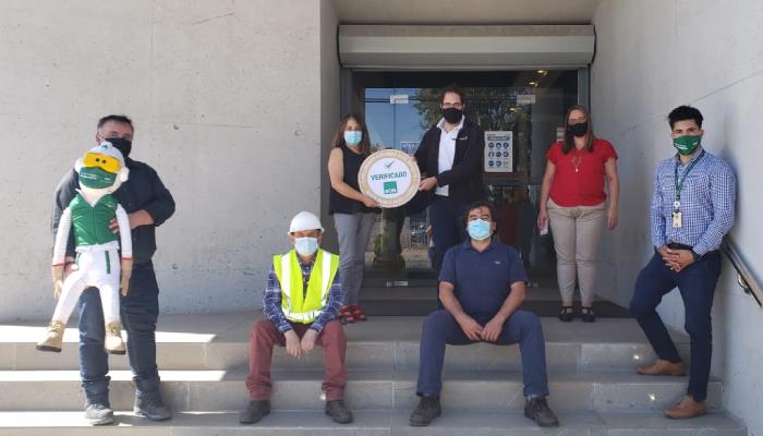 Marienberg recibe Sello COVID-19 ACHS por su cumplimiento en el plan de medidas para la prevención de contagios