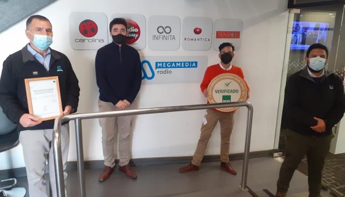 Megamedia Radio recibe Sello COVID-19 ACHS por su buena gestión en la prevención de contagios