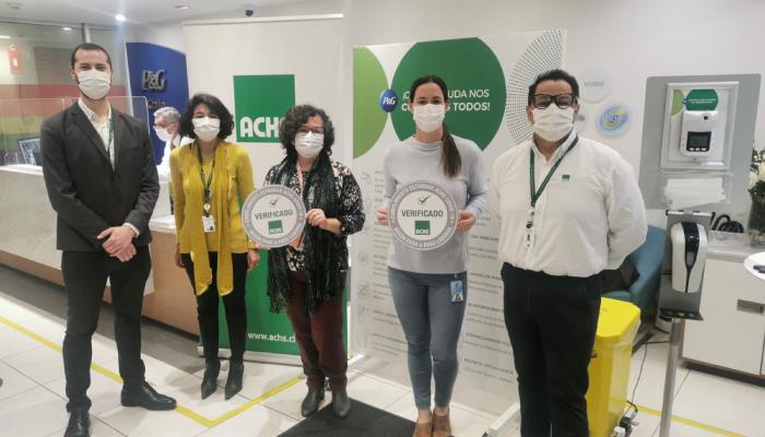 Procter & Gamble Chile recibe Sello COVID-19 ACHS por su destacado trabajo en el resguardo de la salud de sus trabajadores