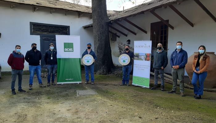 Sociedad Agrícola La Hornilla Limitada recibe Sello COVID-19 ACHS en todos sus centros