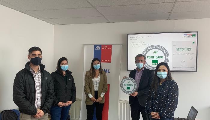 Servicio Nacional de Menores recibe reconocimiento Sello COVID-19 ACHS