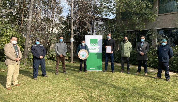 Empresa Tecnología de la Madera (TECMA) S.A. recibe el Sello COVID-19 ACHS para reconocer la preocupación por la salud de sus colaboradores