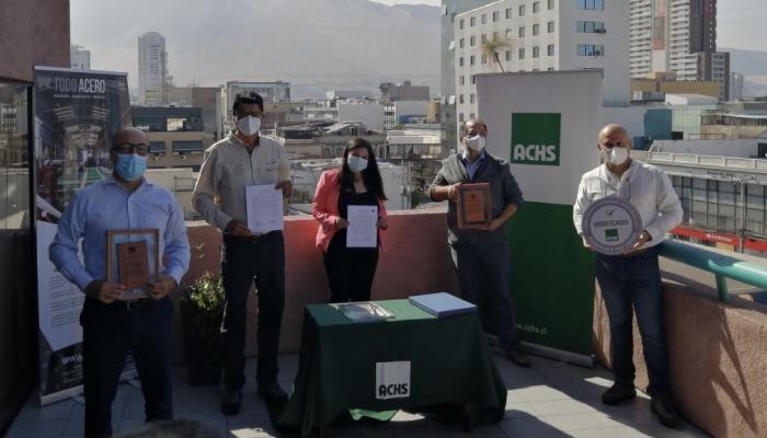 Empresas Todo Acero recibe triple reconocimiento por parte de la ACHS por su compromiso con la seguridad y salud de sus trabajadores
