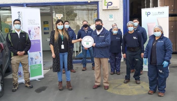 Tubopack recibe Sello COVID-19 ACHS destacando el éxito en la implementación de las medidas contra el coronavirus