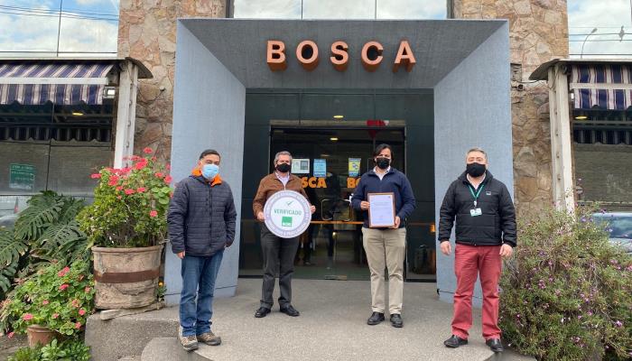 Empresa Ingeniería de Combustión Bosca Chile recibe por parte de la ACHS el Sello COVID-19