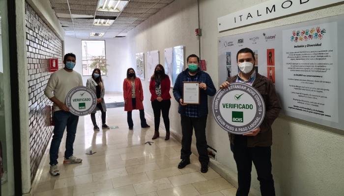 Casa Matriz de Italmod S.A. recibe Sello COVID-19 ACHS