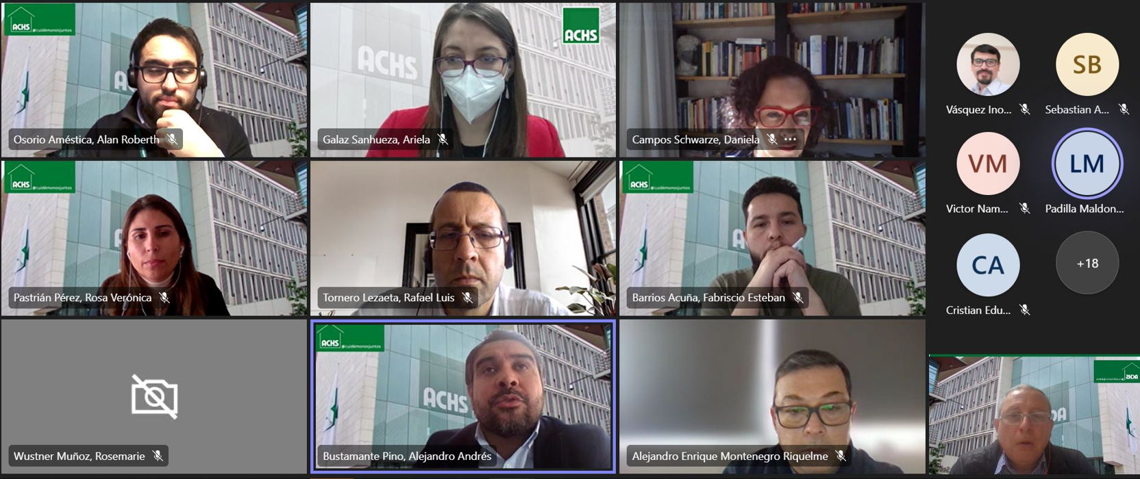 Instituciones de Educación Superior se reúnen por décima vez en Mesa Técnica organizada por la ACHS