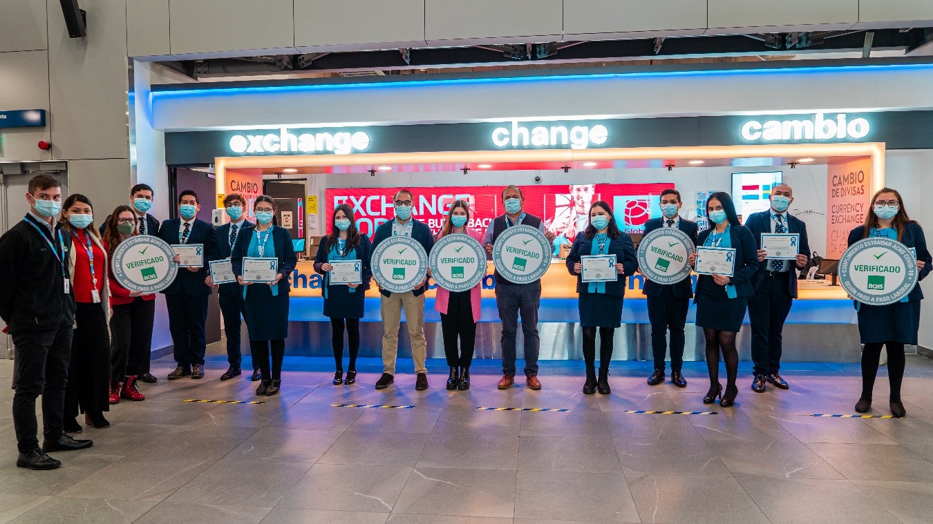 Global Exchange recibe Sello COVID-19 ACHS en reconocimiento a su compromiso con la prevención y la salud de los trabajadores