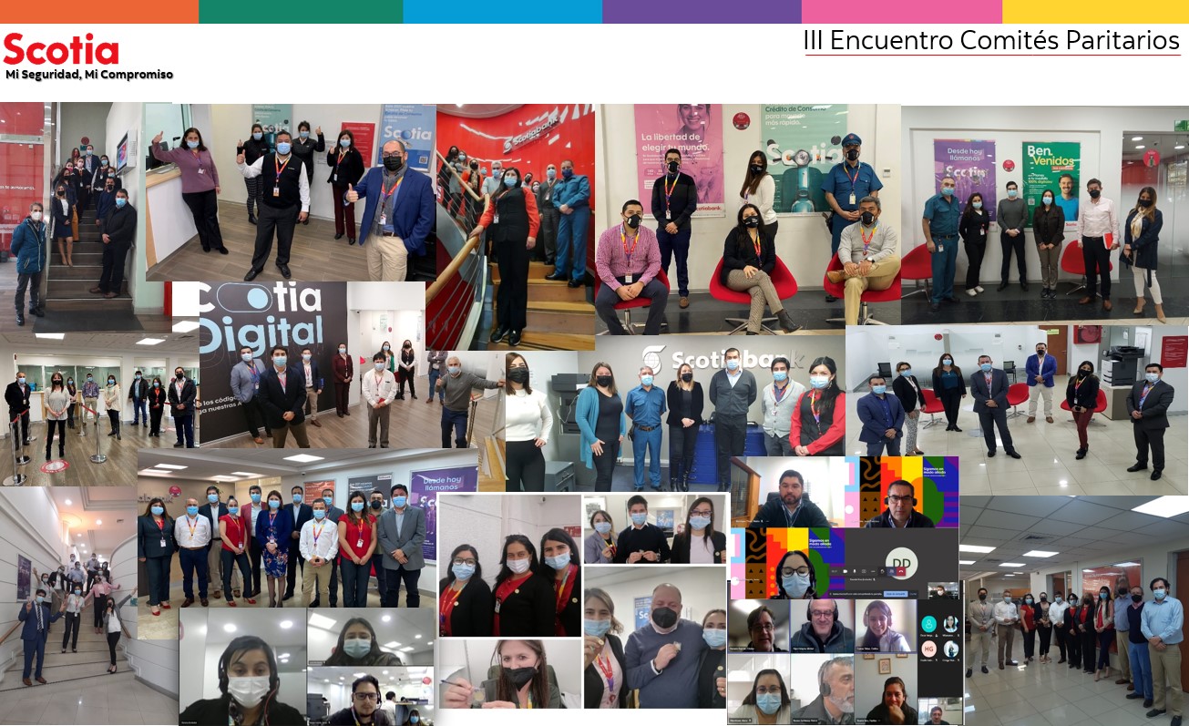 Scotiabank logra certificación ACHS en dos Comités Paritarios de la Zona Norte y realiza jornada de encuentro nacional 