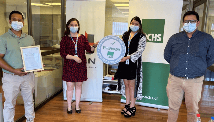 La ACHS reconoció a TLN por el compromiso con la seguridad y salud de sus trabajadores