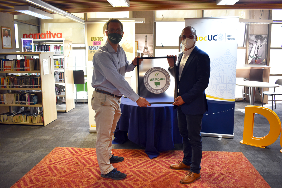 DUOC UC logra cobertura del 100% de sus sedes en proceso de certificación del Sello COVID-19 ACHS