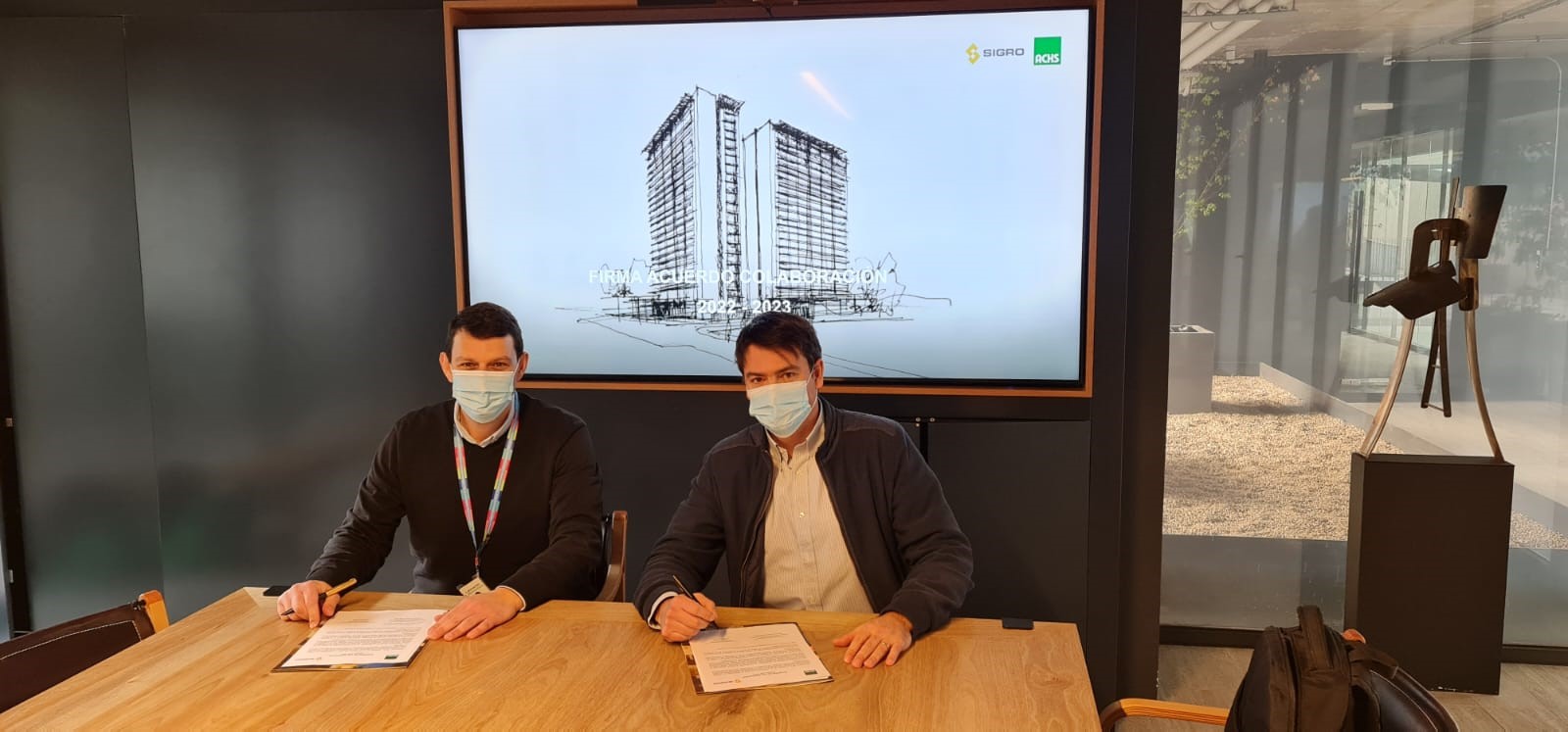 Constructora Sigro y la ACHS firman Acuerdo de Colaboración para 2022-2023