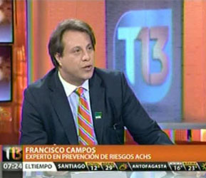 Entrevista: francisco campos, experto en prevención de riesgos ACHS.