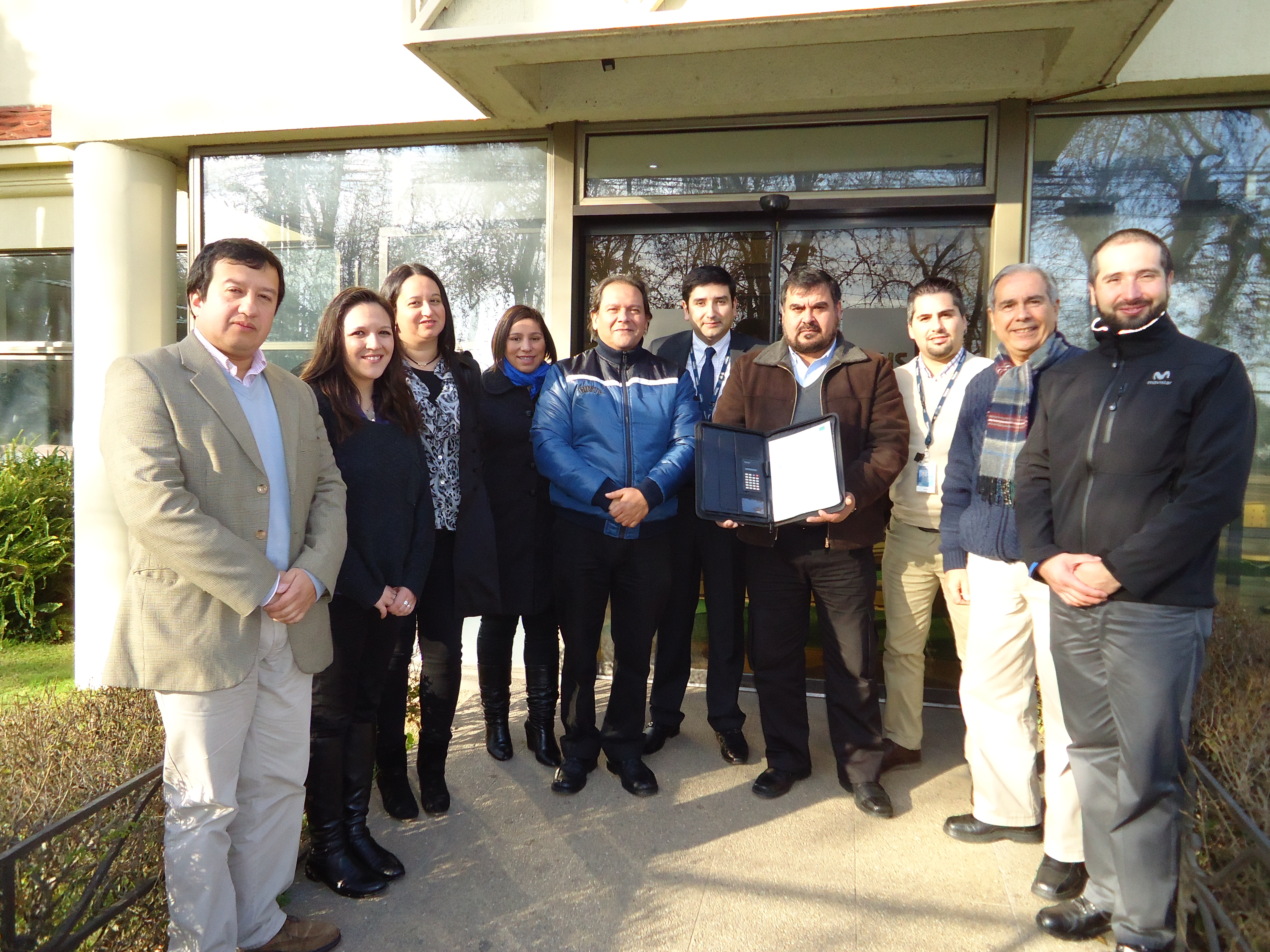 Comité Paritario de Telefónica, sucursal Talca, recibe certificación en nivel inicial