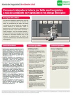 Persona trabajadora fallece por falla multiorgánica
a raíz de accidente cortopunzante con riesgo biológico