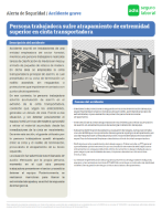 Persona trabajadora sufre atrapamiento de extremidad superior en cinta transportadora
