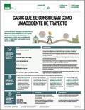 Casos que se consideran como un accidente de trayecto