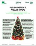 Precauciones con el árbol de navidad