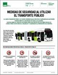 Medidas de seguridad al utilizar el transporte público