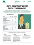 Límites permitidos de agentes tóxicos y contaminantes