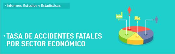 Tasa de accidentes fatales por sector económico / enero 2017