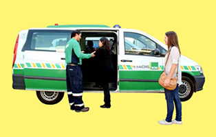 Cómo funciona el servicio de transporte para nuestros pacientes