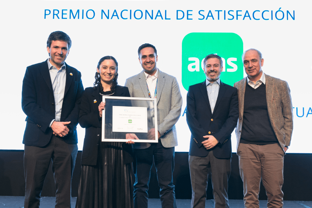 La Achs obtiene primer lugar en el sector Mutuales del Premio Nacional de Satisfacción de Clientes PROCALIDAD 2023