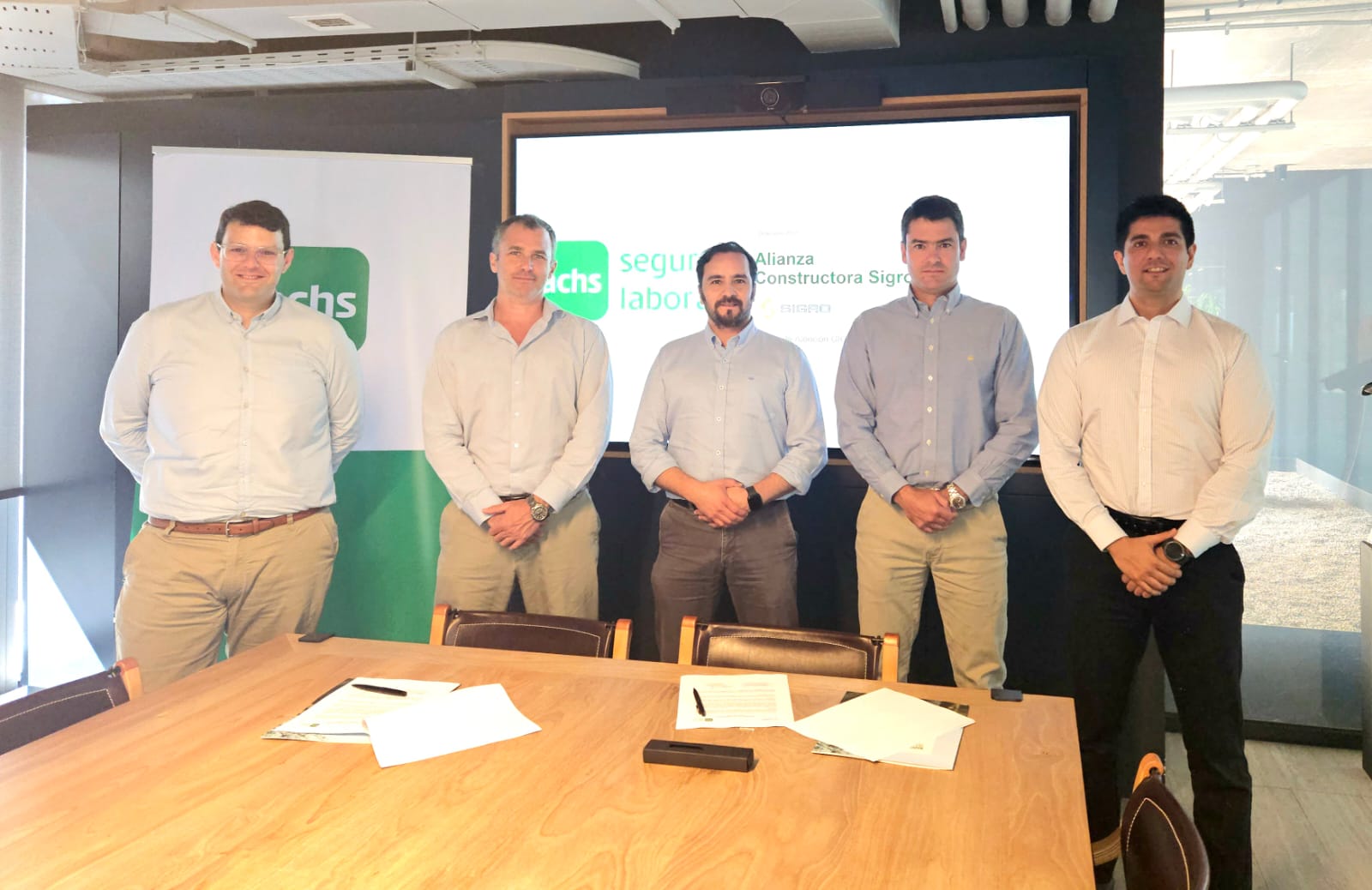 La Achs y Constructora SIGRO renuevan Acuerdo de Colaboración para reforzar la Seguridad y Salud Ocupacional en la empresa