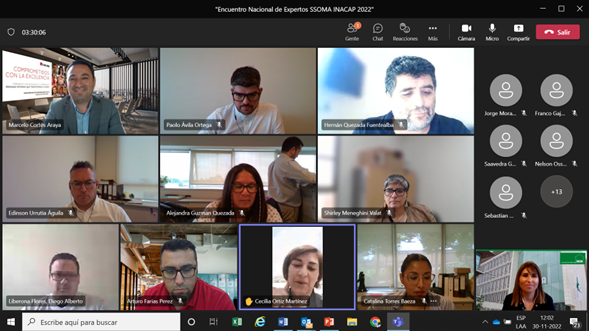 La ACHS e Inacap realizan el segundo Encuentro Nacional de Expertos SSOMA y Comités de Aplicación 