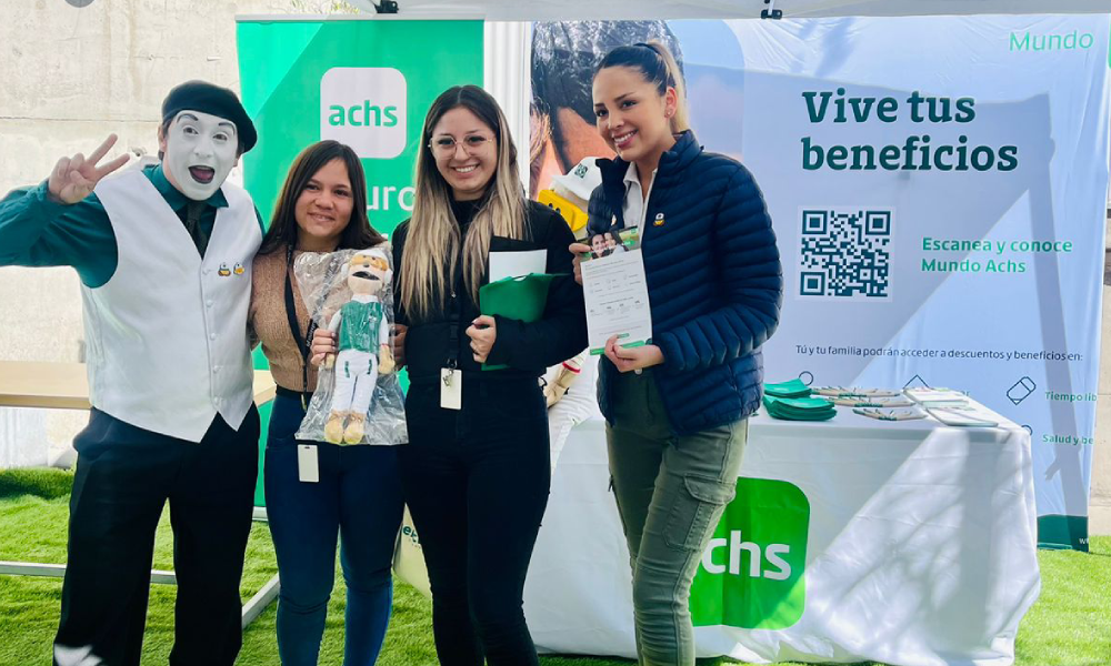 La Achs participa en la primera Feria de Salud y Bienestar organizada por Chilexpress