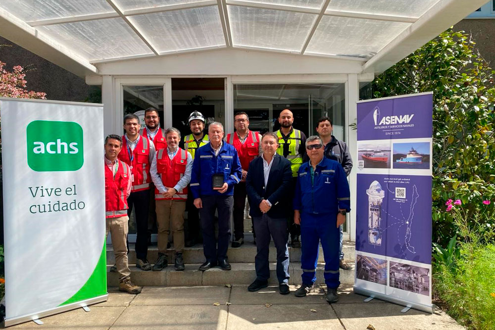 Achs reconoce a Asenav por su alto nivel en cultura preventiva