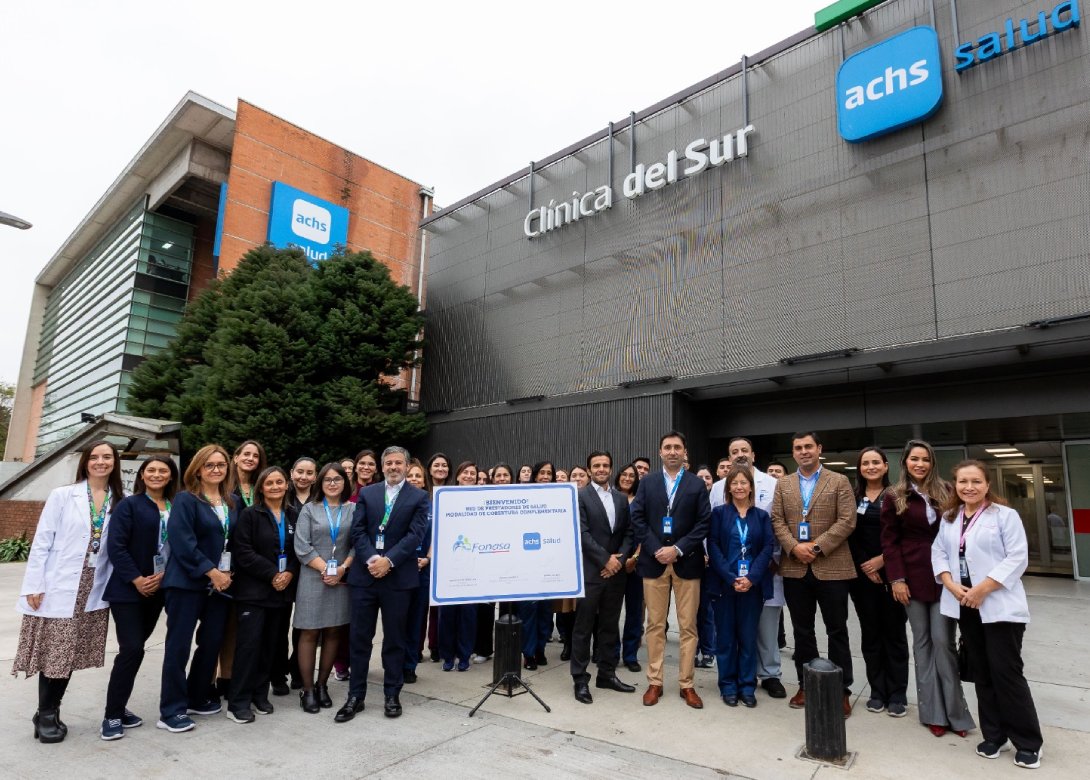 Achs y su filial Clínicas Achs Salud se suman a la Modalidad de Cobertura Complementaria de Fonasa